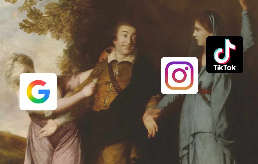 TikTok ja Instagram vs Google